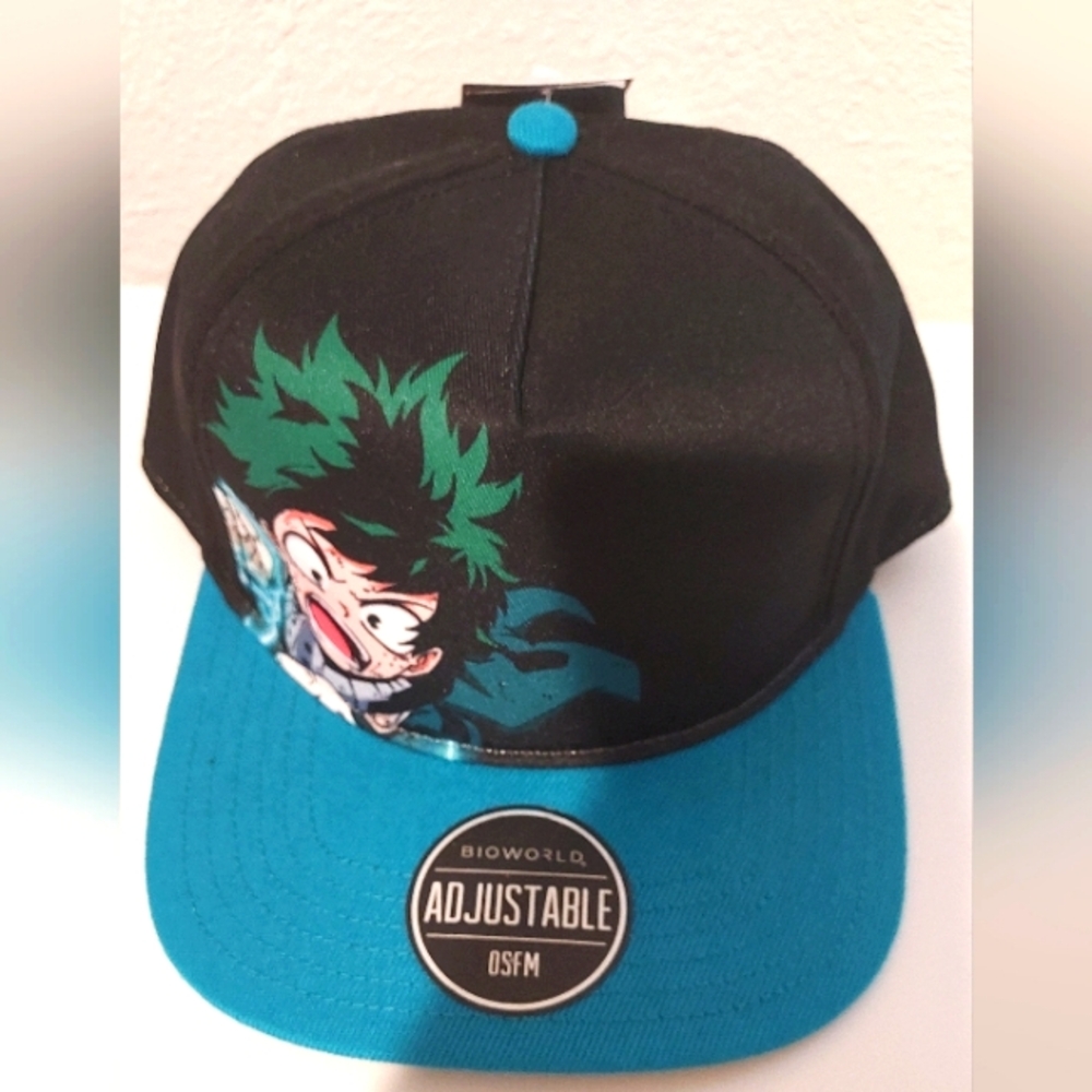 My Hero Academia Japan Anime Manga Izuku Midoriya Cartoon New  Hat Cap Snapback